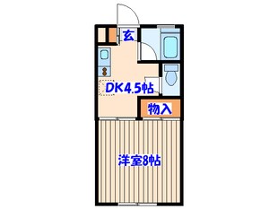 オレンジハイツの物件間取画像